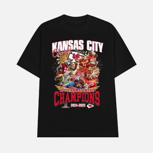 KC Chiefs AFC Champions 2025 Shirt 1