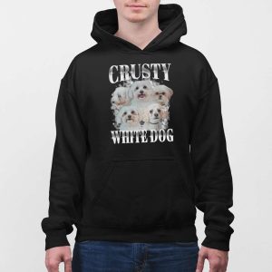 Crusty White Dog Shirt 4