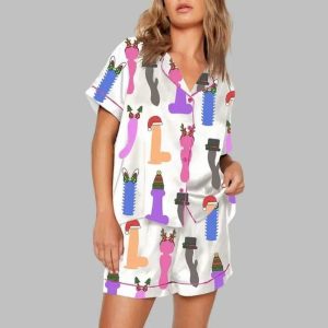 Womens Penis Christmas Pajama Set1