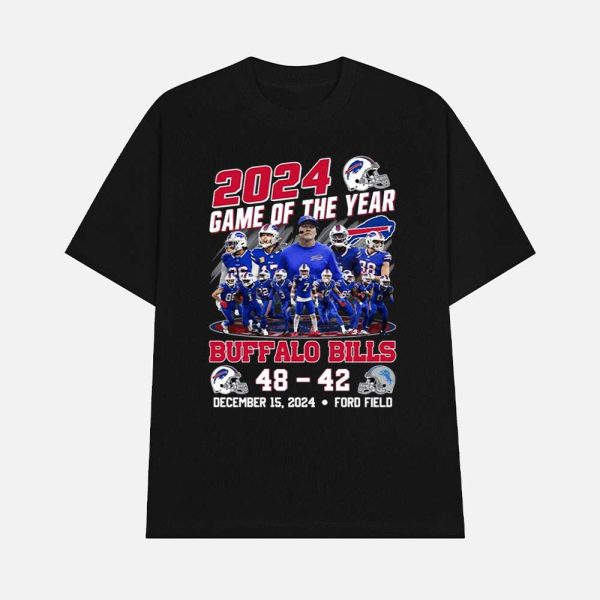 2024 Game Of The Year Bills 48-42 Lions Shirt