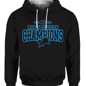 2024 North Division Champions Lions Hoodie 2