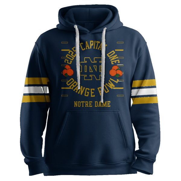 2025 Capital One Orange Bowl Notre Dame Football Unisex Hoodie