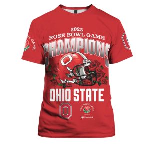 2025 Rose Bowl Game Champions Ohio State Shirt 2