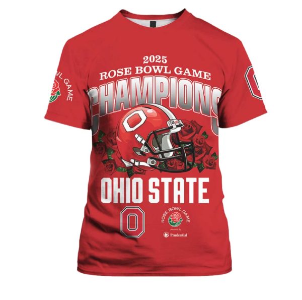 2025 Rose Bowl Game Champions Ohio State Shirt