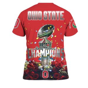 2025 Rose Bowl Game Champions Ohio State Shirt 3