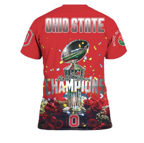 2025 Rose Bowl Game Champions Ohio State Shirt