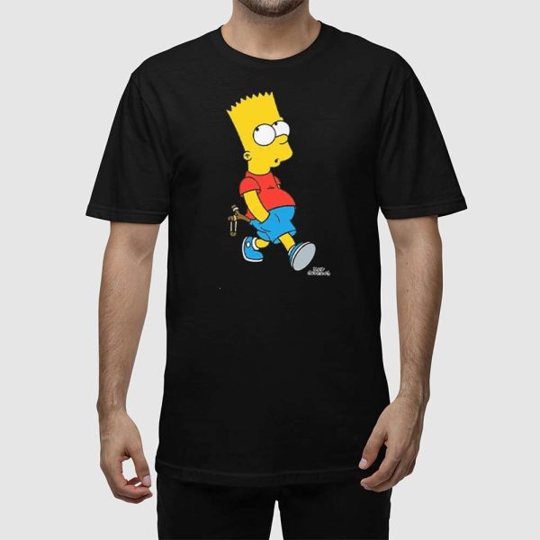 20th Century Television The Simpsons Bart Simpson With Slingshot Shirt