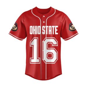 Ohio State 2025 Goodyear Cotton Bowl Classic Champions Baseball Jersey 2