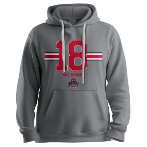 Will Howard Ohio State Football Unisex Hoodie1