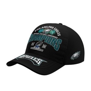 Eagles 2024 2025 NFC Champions All Over Printed Caps3