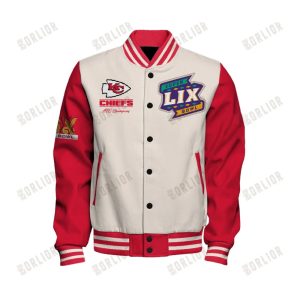 Chiefs LIX Super Bowl Varsity Jacket 2