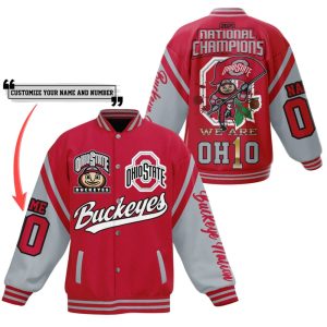 Ohio State 2025 National Champions We Are Oh1o Baseball Jacket