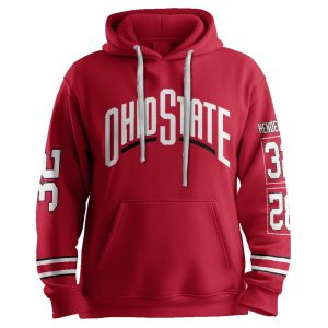 Henderson 32 Ohio State Football Unisex Hoodie1