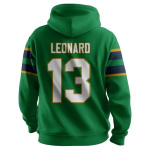 Leonard Notre Dame Football Unisex Hoodie2