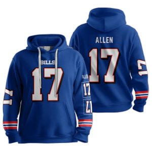 Allen 17 Buffalo Football Unisex Hoodie