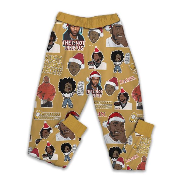 All I Want For Christmas Is Kendrick Lamar Mustard Pajamas Set