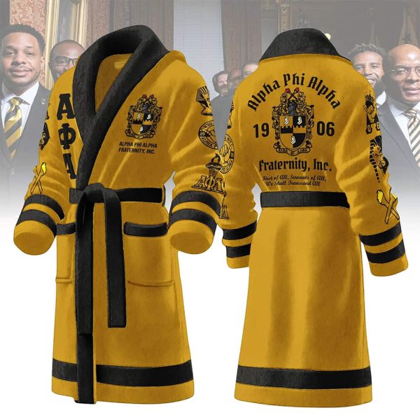 Alpha Phi Alpha 1906 Fleece Bathrobe