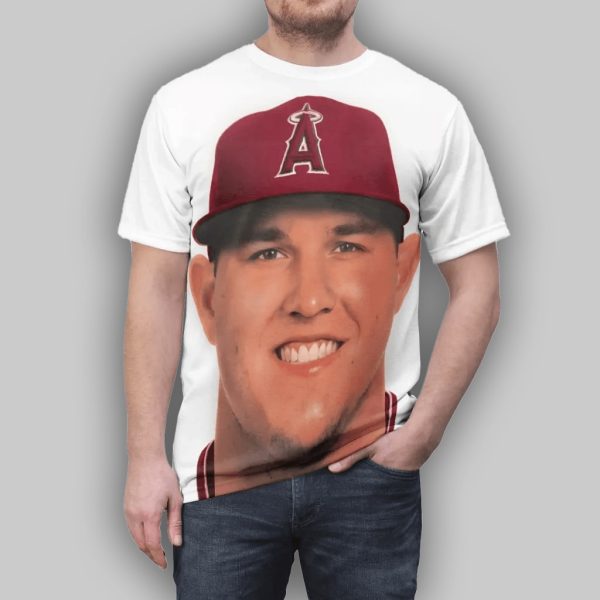 Angels Mike Trout Big Face Shirt