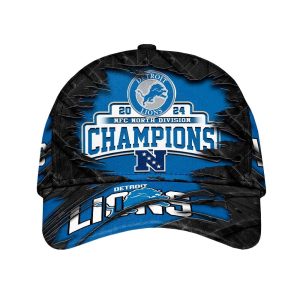 Lions 2024 NFC North Division Champions Classic Cap