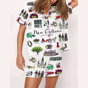 NEW ORLEANS Mardi Gras Pajama Set