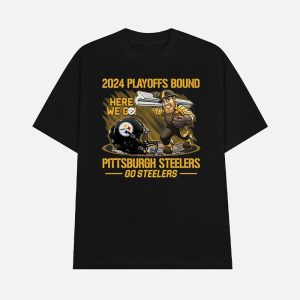 2024 Playoffs Bound Here We Go Steelers Shirt 2