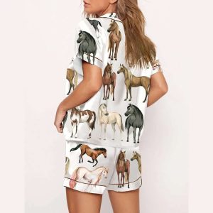 Watercolor Horse Ranch Western Pajama Set2