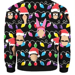 Bobs Burgers Christmas Hats Holiday Christmas Leds Ugly Sweater 3