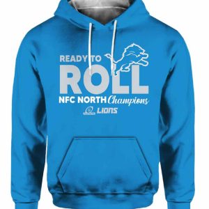 Ready To Roll NFC Champions Lions Back To Back Hoodie