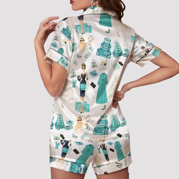 Breakfast At Tiffany’s Long Sleeve Pajama Set