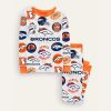 Broncos Football Pajama Set