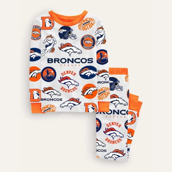 Broncos Football Pajama Set