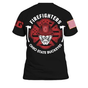 Buckeyes x 2025 Firefighter Appreciation Night Shirt 3