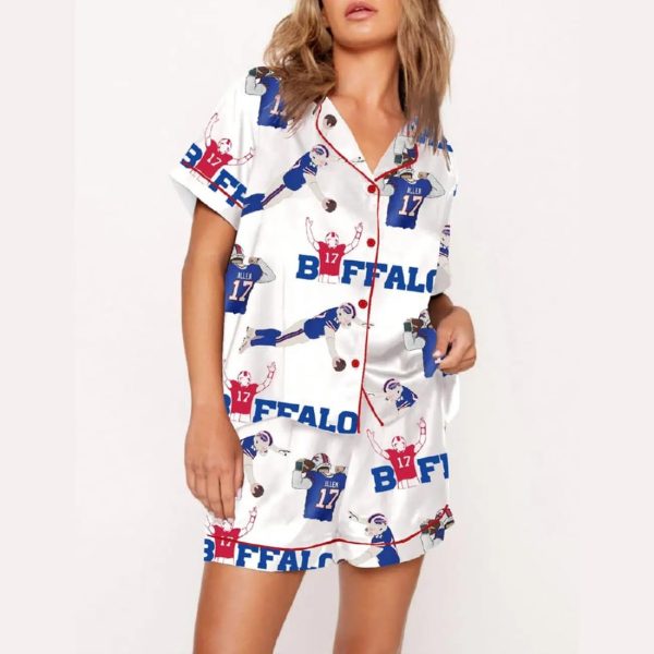 Buffalo Football Allen 17 Pajama Set