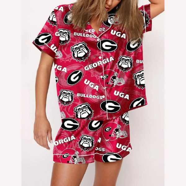 Bulldogs UGA Football Pajama Set