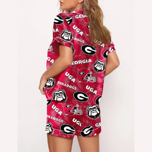 Bulldogs UGA Football Pajama Set