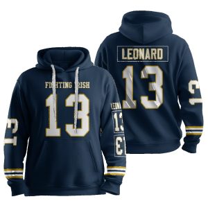 Leonard 13 Notre Dame Football Unisex Hoodie