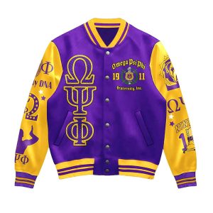 Omega Psi Phi Baseball Jacket 2