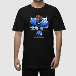 Kerby Joseph 24 Interception Title Lions Shirt 2