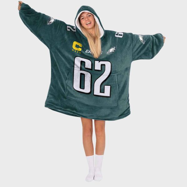 Captain 62 Philadelphia Football Unisex Blanket Hoodie