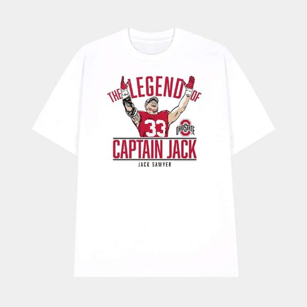 Captain Jack Sawyer The Legend Of Ohio State Shirt