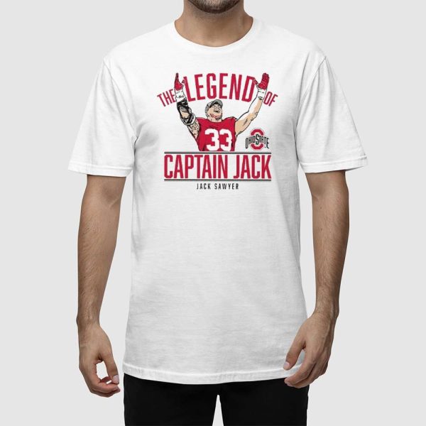 Captain Jack Sawyer The Legend Of Ohio State Shirt