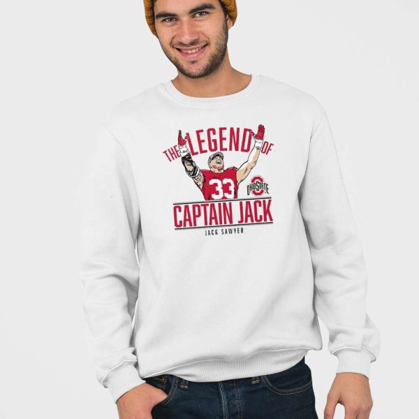 Captain Jack Sawyer The Legend Of Ohio State Shirt