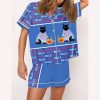 Cat Bills Football Art Print Pajama Set