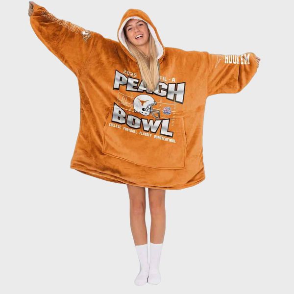 Champions Longhorns Football Unisex Blanket Hoodie