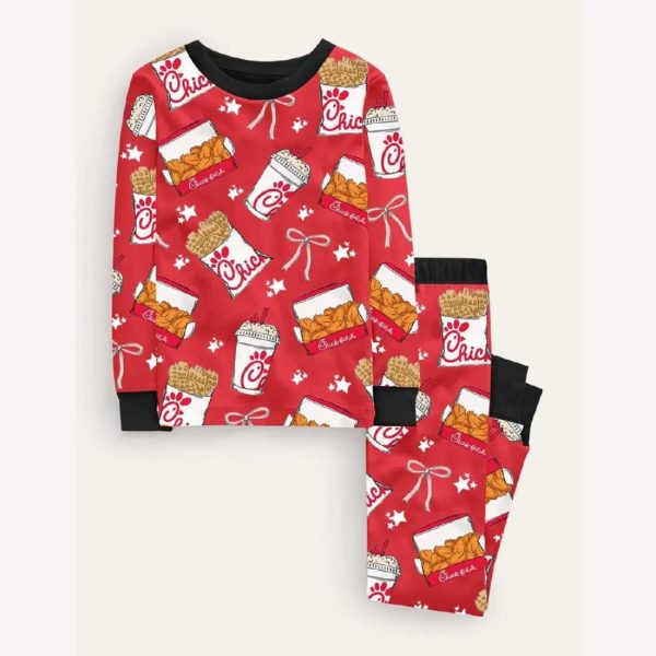 Chicken Nuggets Fast Food Pajama Set