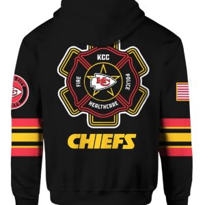 Chiefs 2024 Firefighter Appreciation Night Hoodie 3