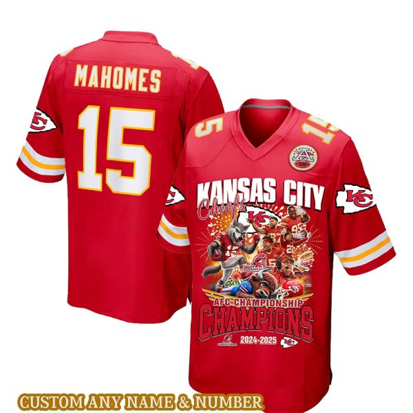 Chiefs AFC Champions 2025 Jersey