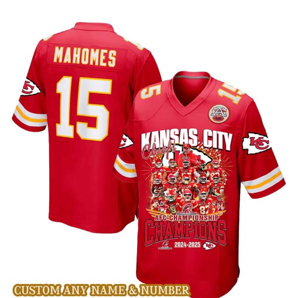 Chiefs AFC Championship Champions 2024-2025 Jersey