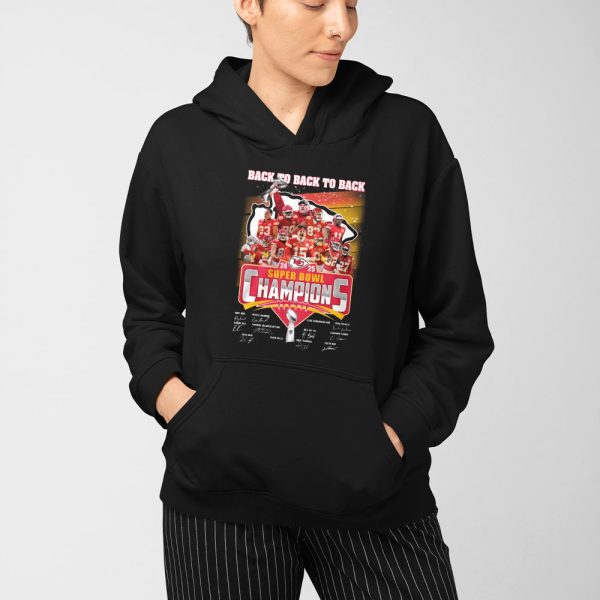 Chiefs Back To Back Super Bowl 2025 Shirt