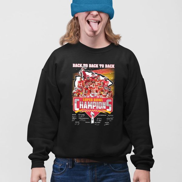 Chiefs Back To Back Super Bowl 2025 Shirt